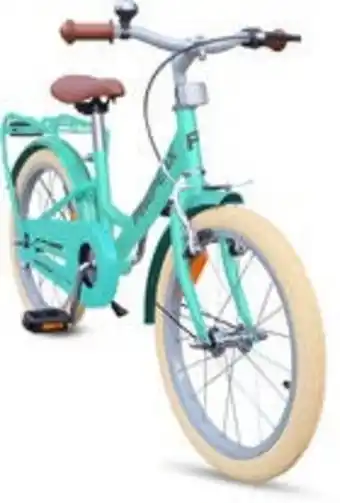 Pinepeak retro city cykel 18 tum, turkos