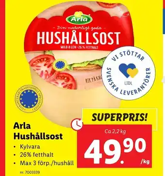 Lidl Arla Hushållsot erbjuda