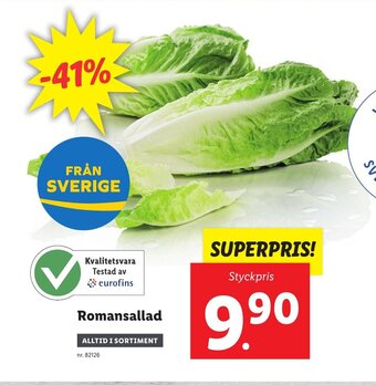 Lidl Romansallad erbjuda