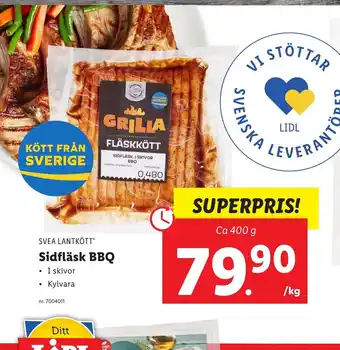 Lidl Sidflärsk BBQ erbjuda