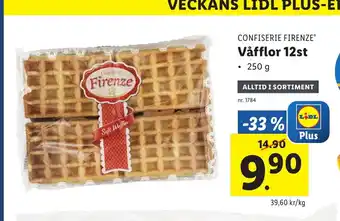 Lidl Våfflor 12st erbjuda