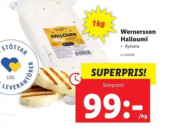 Lidl Wernersson Halloumi erbjuda