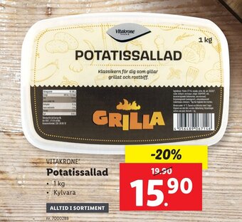 Lidl Potatissallad erbjuda