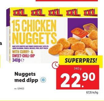 Lidl Nuggets Med Dipp erbjuda