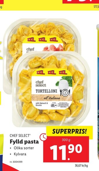 Lidl Fylld Pasta erbjuda