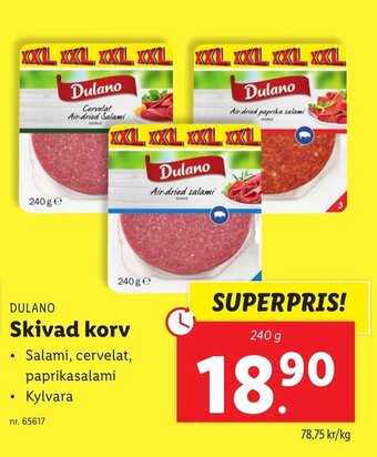 Lidl Skivad Korv erbjuda