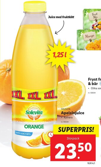 Lidl Apelsinjuice erbjuda