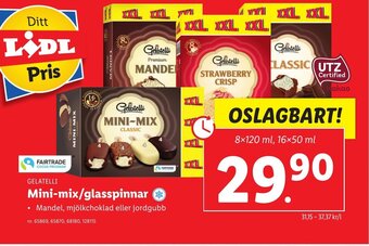 Lidl Mini-Mix/Glasspinnar erbjuda