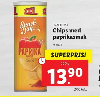 Lidl Chips Med Paprikasmak erbjuda