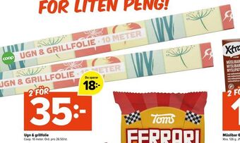 Coop Extra Ugn & grillfolie erbjuda