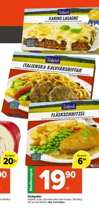 Coop Extra Färdigrätter erbjuda