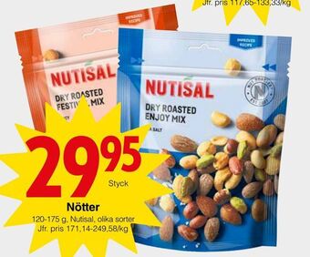 Matöppet Nötter erbjuda