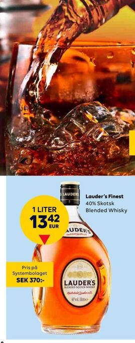 Border Shop Lauders whisky erbjuda