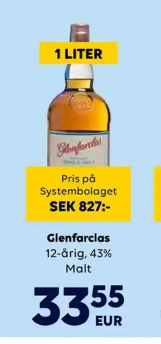 Border Shop Glenfarclas whisky erbjuda