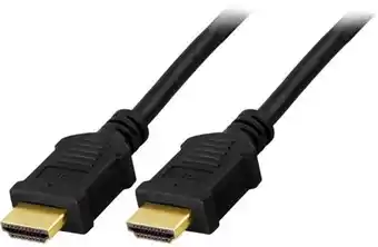 Inet Deltaco hdmi-kabel 2.0 ha-ha svart (f) 2 m erbjuda