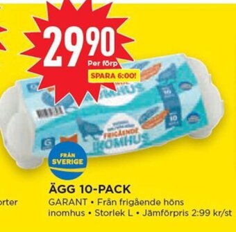 Willys Ägg 10-Pack erbjuda