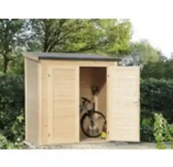 Hornbach Redskapsbod bertilo timmo 1 med golv 180x121cm natur erbjuda