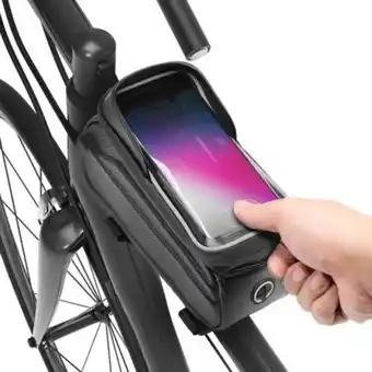 Kjell & Company Linocell cykelväska med telefonficka för ram erbjuda