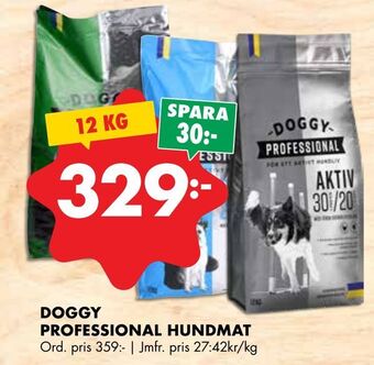 ÖoB Doggy professional hundmat erbjuda