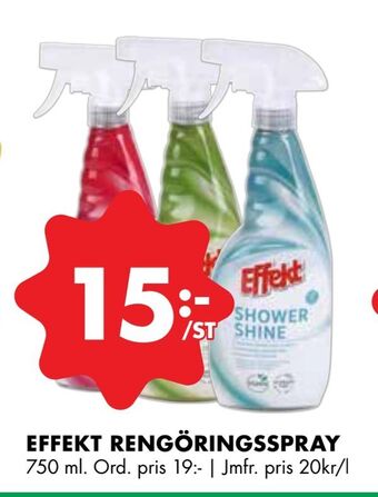 ÖoB Effekt rengöringsspray erbjuda