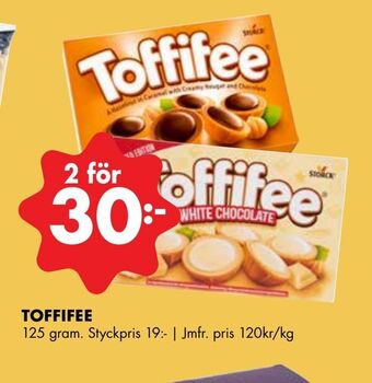 ÖoB Toffifee erbjuda