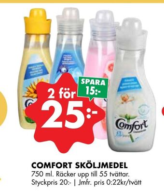 ÖoB Comfort sköljmedel erbjuda