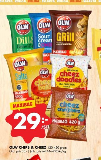 ÖoB Olw chips & cheez erbjuda
