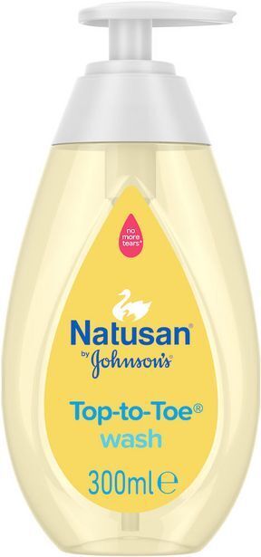 Apotek Hjärtat Natusan baby top-to-toe wash 300 ml erbjuda