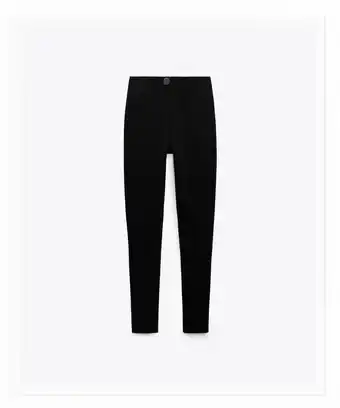 ZARA Leggings with gold button erbjuda