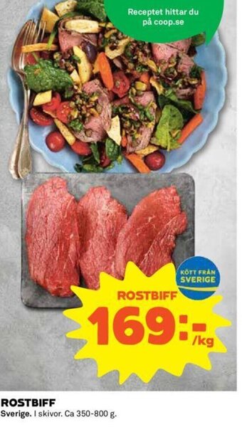 Coop Rostbiff erbjuda