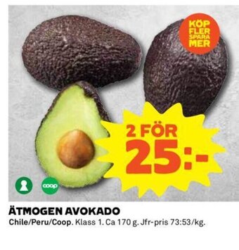 Coop Ätmogen Avokado erbjuda