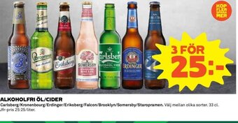 Coop Alkoholfri öl/Cider erbjuda
