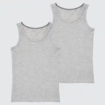Toddler cotton mesh vest (two pack)