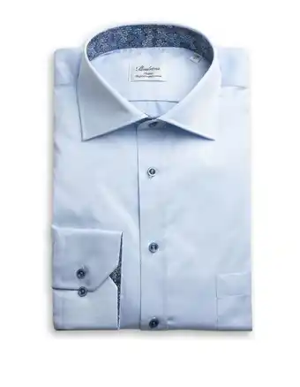Ströms Classic shirt contrast light blue erbjuda