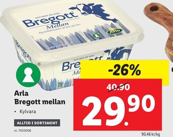 Lidl Arla Bregott mellan erbjuda