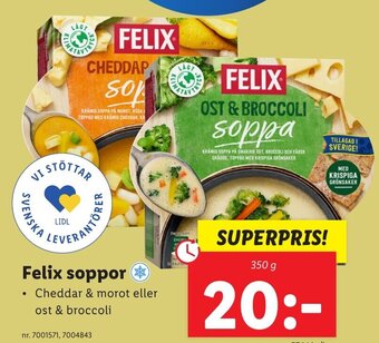 Lidl Felix soppor erbjuda