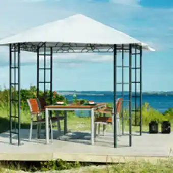 JYSK Paviljong faaborg 3x3m vit erbjuda