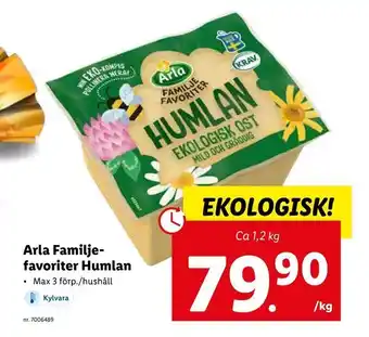 Lidl Arla familje- favoriter humlan erbjuda