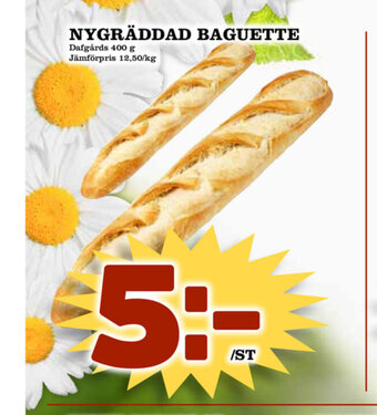 Matboden Ektorp Nygräddad baguette erbjuda