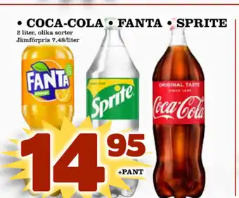 Matboden Ektorp Coca-Cola , Fanta ,Sprite erbjuda