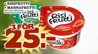 Matboden Ektorp Risifrutti , Mannafrutti erbjuda