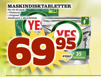 Maskindisktabletter