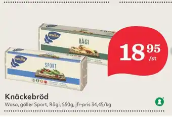 Hemköp Rågi knäckebröd erbjuda