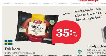 Hemköp Scan falukorv erbjuda