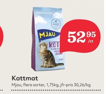 Hemköp Mjau kattmat erbjuda