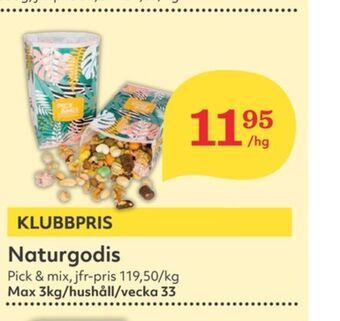 Hemköp Pick n mix naturgodis erbjuda