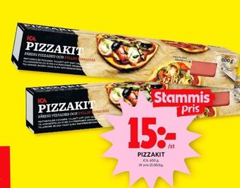 ICA Kvantum Ica pizza kit erbjuda