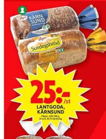 ICA Maxi Lantgoda bröd erbjuda