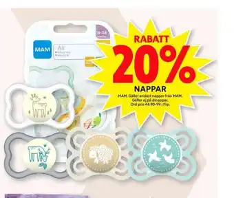 ICA Maxi Mam erbjuda