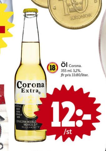 ICA Nära Corona extra specialöl erbjuda